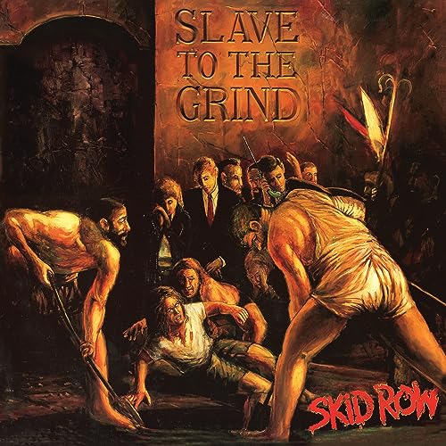 Skid Row: Slave To The Grind (Orange & Black Marble)